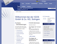 Tablet Screenshot of igos.de
